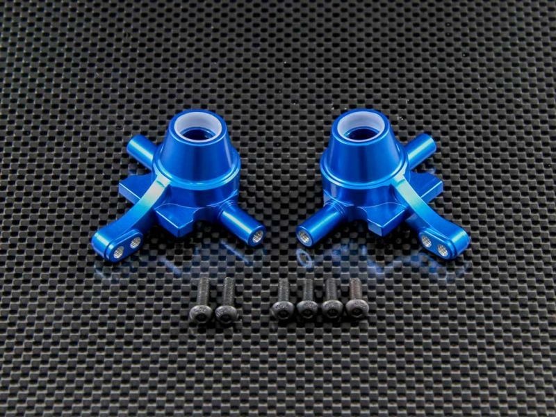 GPM Alu Lenkhebel vorn blau Tamiya TT02