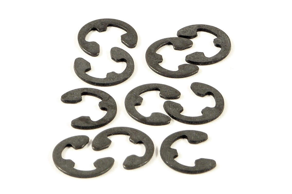 HPI E-Clip E4 4mm schwarz (10St) Z244 - Abbildung 1