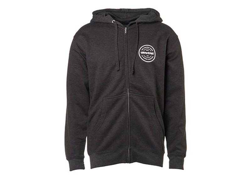 Traxxas Token Zip Hoodie Charcoal Sweater S 1390-S