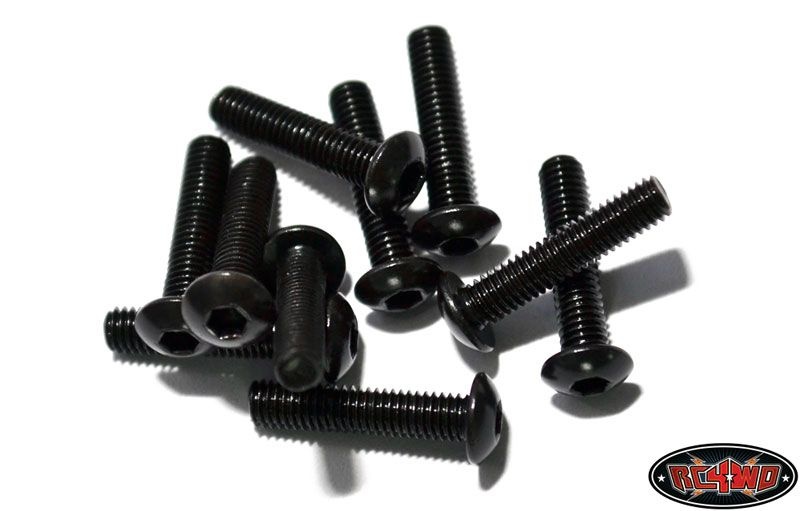 RC4WD Steel Button Head Cap Screws M3 x 14mm (10) Z-S0655