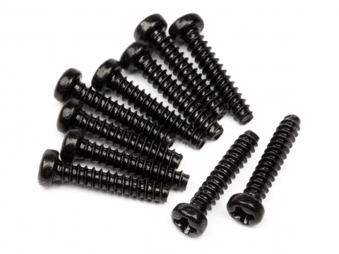 HPI Flachkopfschneidschraube M2x10mm (10St) Z452