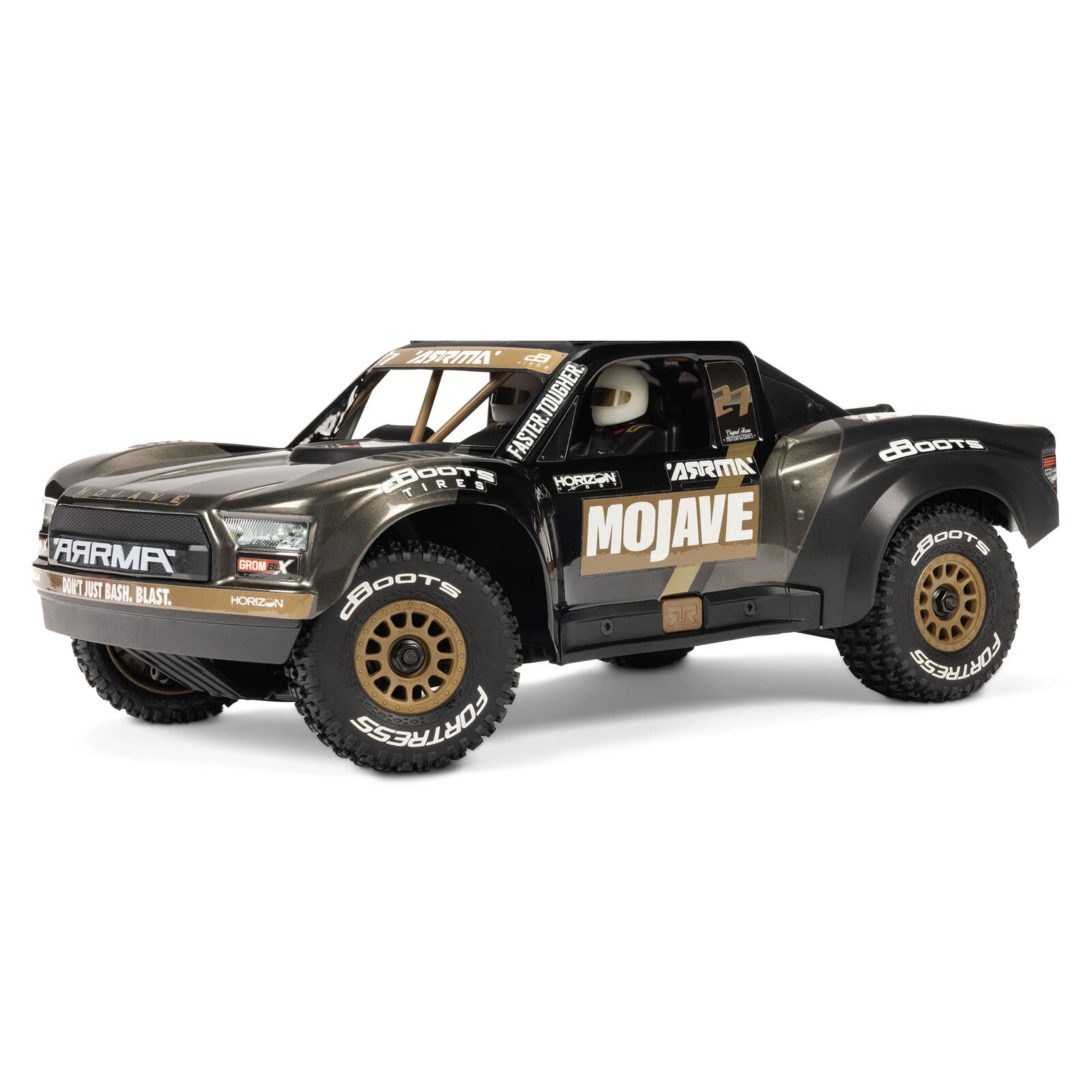 ARRMA MOJAVE GROM 1/16 223S DSC 4X4 RTR Brushless Desert Truck, Black ARA2304T1