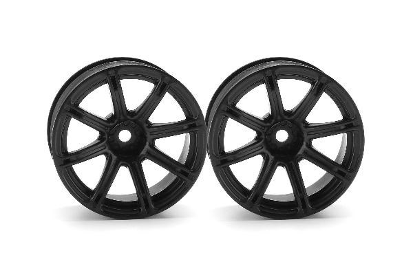 HPI Work Emotion Xc8 Felge 26mm schwarz (9mm Offset) 3308