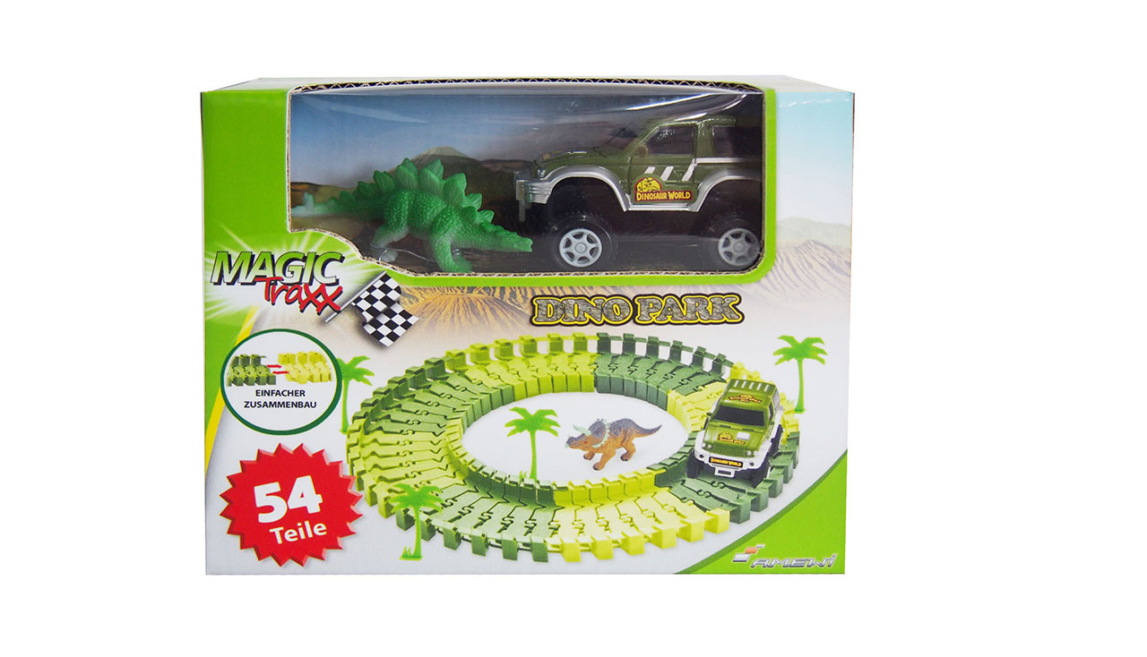 Amewi Magic Traxx Dino-Park mini 54-teilig, in Karton 100654