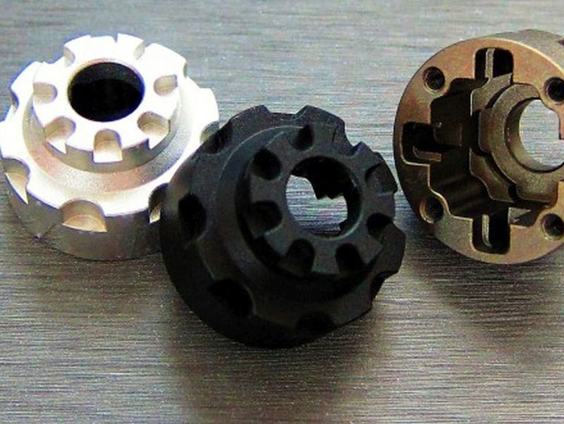 SAMIX Aluminium Diff-Gehäuse schwarz für TRX TRX4 & 6 TRX4-6066