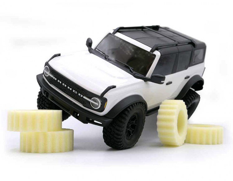 Crazy Crawler LaserFoam 1.0 R52x19 Heavy Duty for TRX-4M (4) CYC151