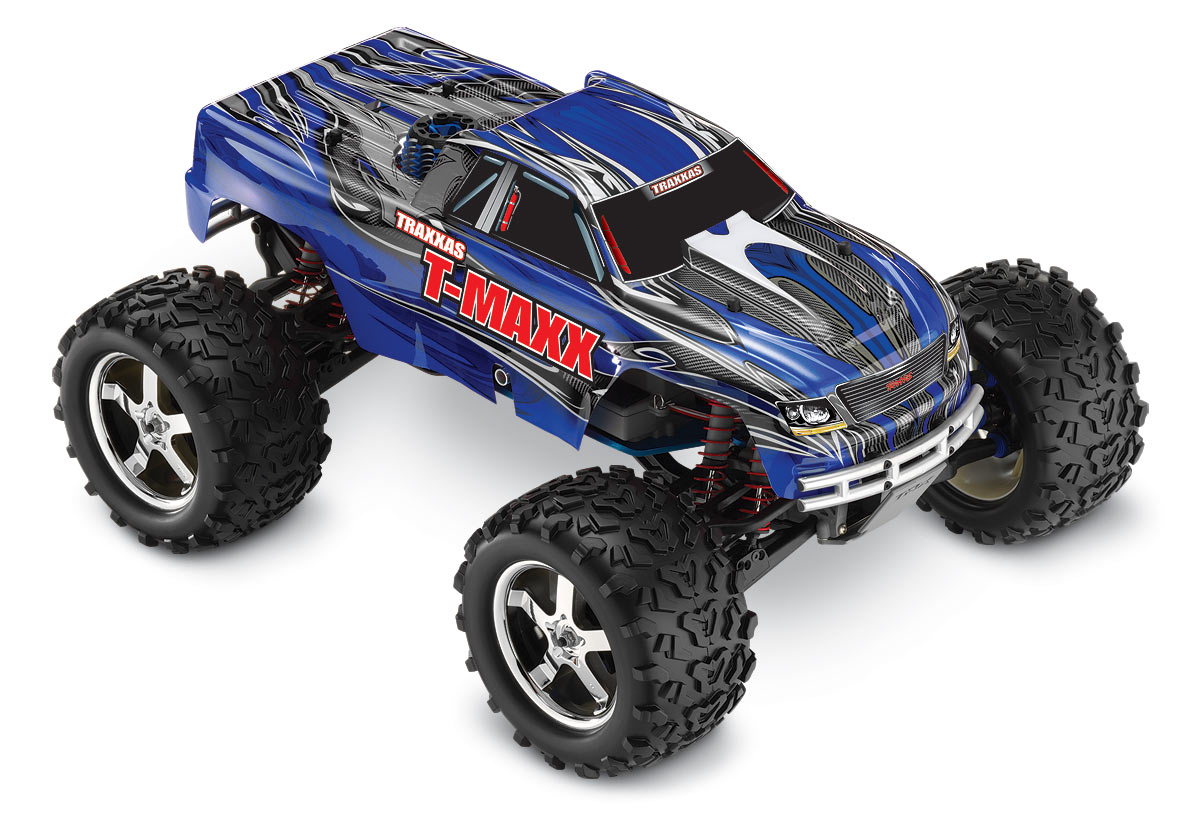 Traxxas T-Maxx RTR 3.3R 2.4GHz Blau + TSM 49077-3 - Abbildung 1