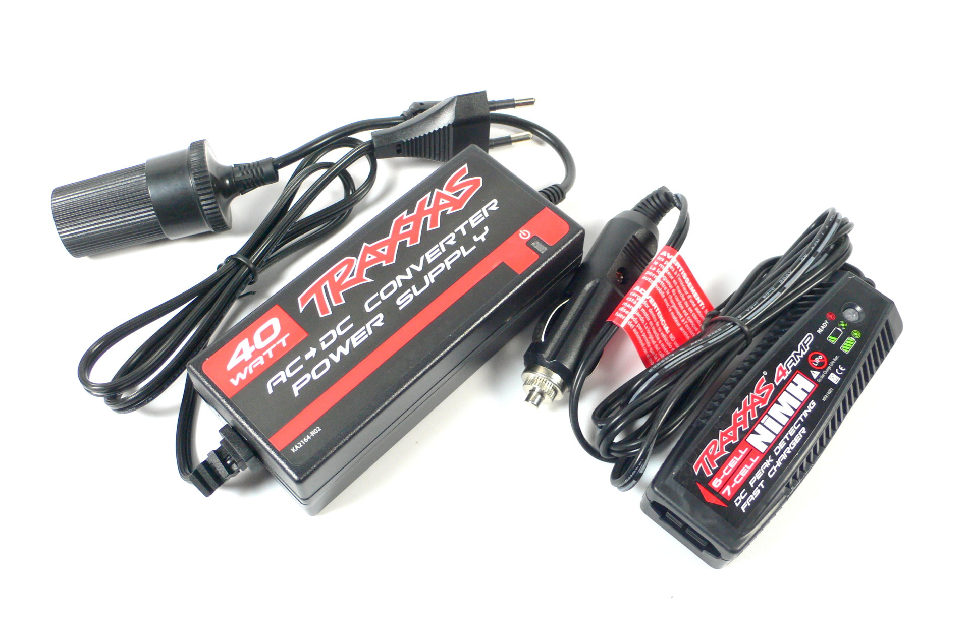 Traxxas AC->DC Adapter 2976G 40W Netzteil plus 12V-Lader - Abbildung 1