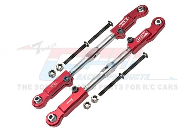 GPM Aluminium und Edelstahl Sturzstangen hinten rot ARRMA KRATON 6S BLX 6s MAT057SNR