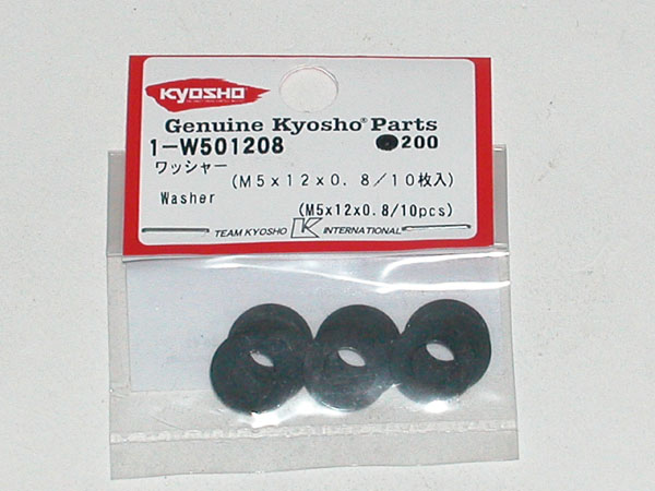 Kyosho UNTERLEGSCHEIBEN#M5X12X0.8 (10) 1-W501208
