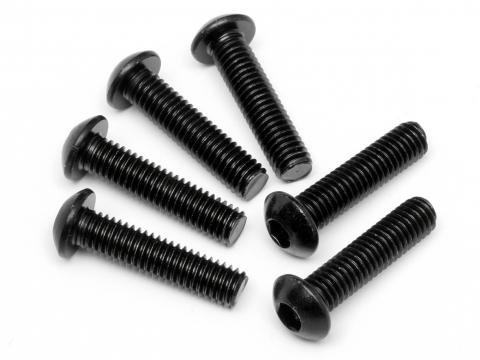 HPI Flachkopfschraube M6X25mm (Innensechsk./6St) 94909