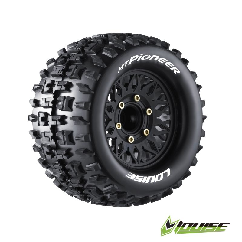Louise MT-PIONEER 1/10 soft auf 2.8 Felge schwarz (2) L-T3202SX
