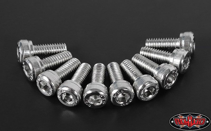 RC4WD Socket Head Cap Screws M4 x 10mm (10) Z-S1269