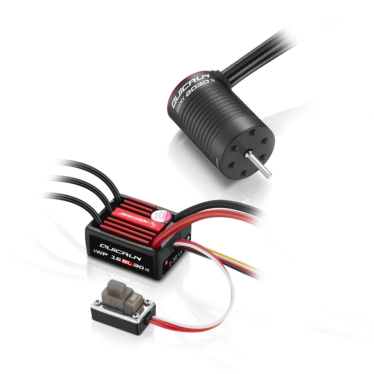 Hobbywing Combo WP16BL30 G2 mit 2030SL-6500kV-G2 Sensorless 38030005