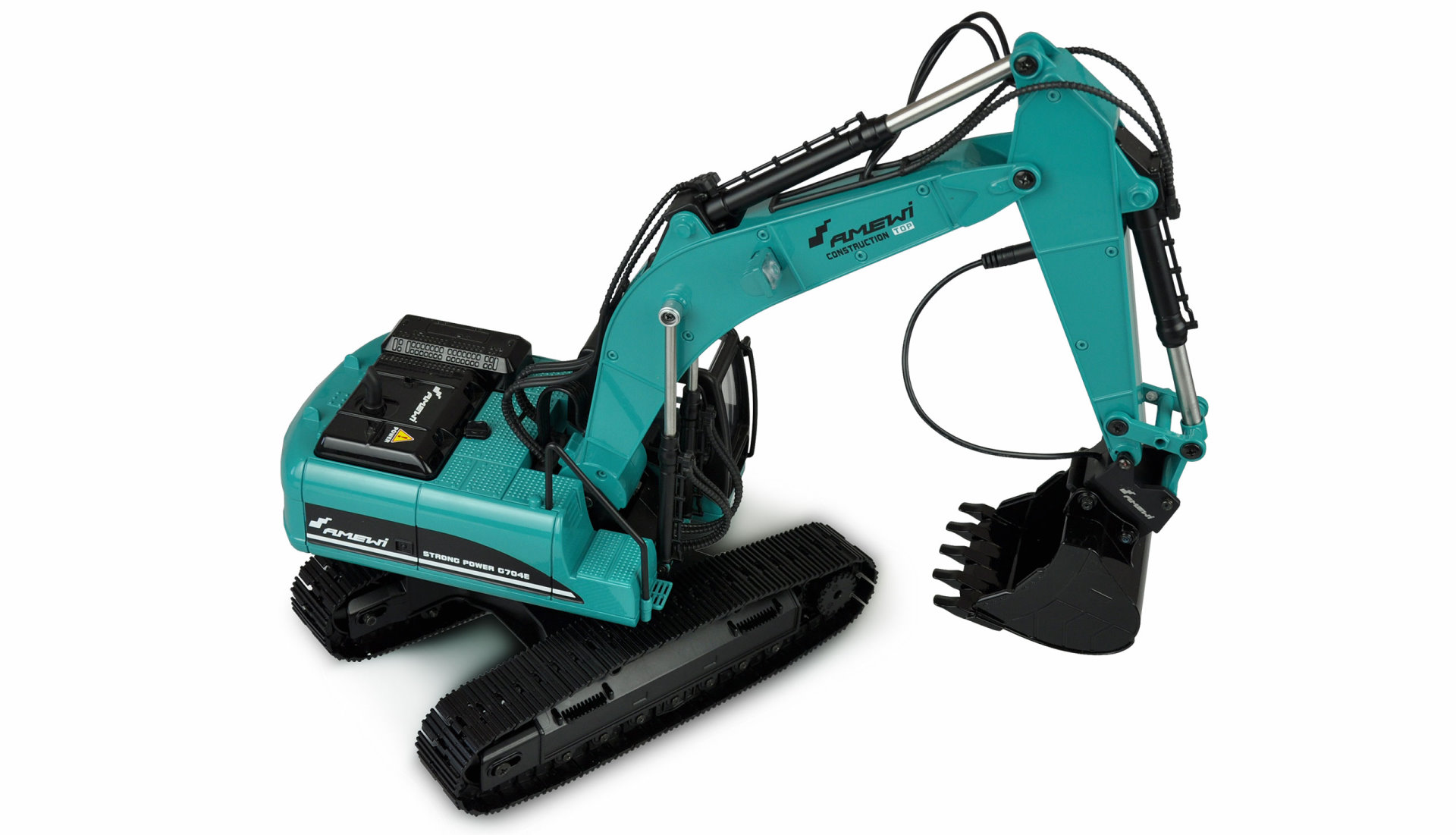 Amewi Bagger G704E Vollmetall 1:14 petrol, 2,4GHz 22501 - Abbildung 2