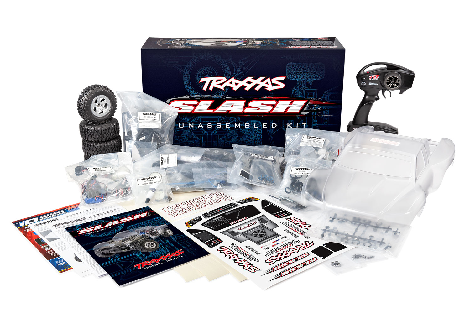Traxxas Slash XL-5 Kit 1/10 2WD Short Course Truck Bausatz mit Elektronik, HD, ohne Akku und Ladegerät 58214-4 - Abbildung 4