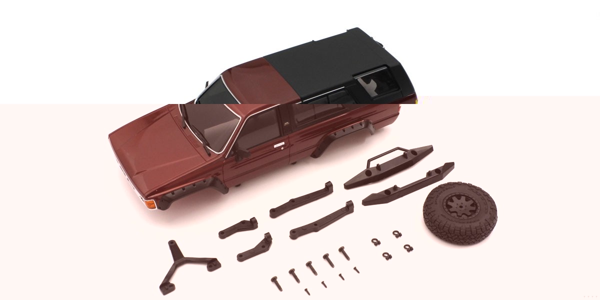 Kyosho Karosserie Toyota 4Runner Mini-Z 4X4 MX01 Metallic Red MXB02MR