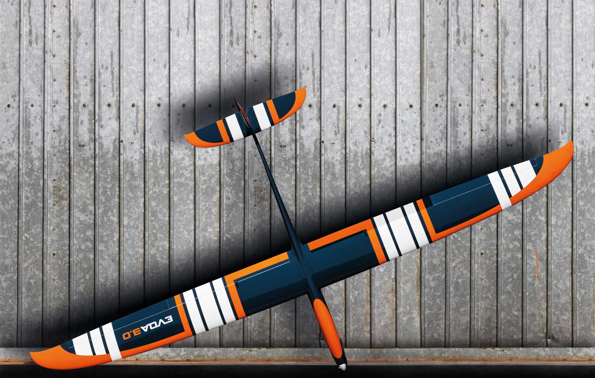 Robbe EVOA 3.0 PNP VOLL-GFK "Elektro" HOCHLEISTUNGSSEGLER MIT 4-KLAPPENFLÜGEL 2691