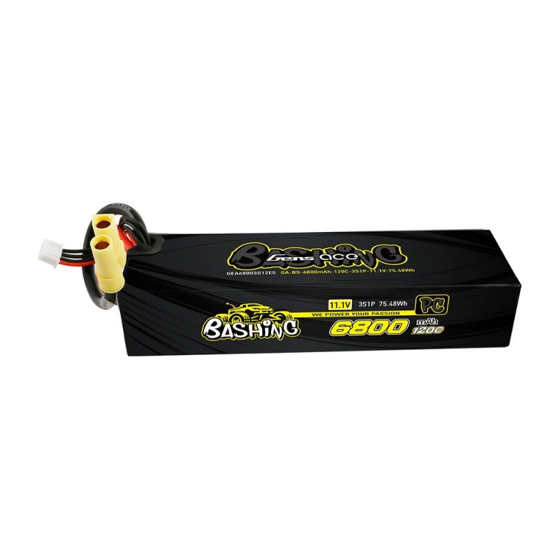 Gens ace Akku LiPo 3S 11.1V-6800-120C(EC5) 157x47x34mm GE5-6800-3C5LL