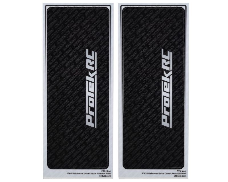 ProTek RC Universal Chassis Protective Sheet schwarz (2)  PTK-1102
