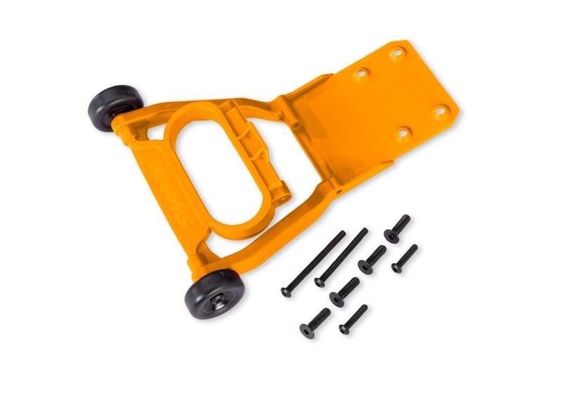 Traxxas Wheelie bar komplett orange 2WD Stampede, Rustler, Bandit (für Magnum 272) 3763-ORNG
