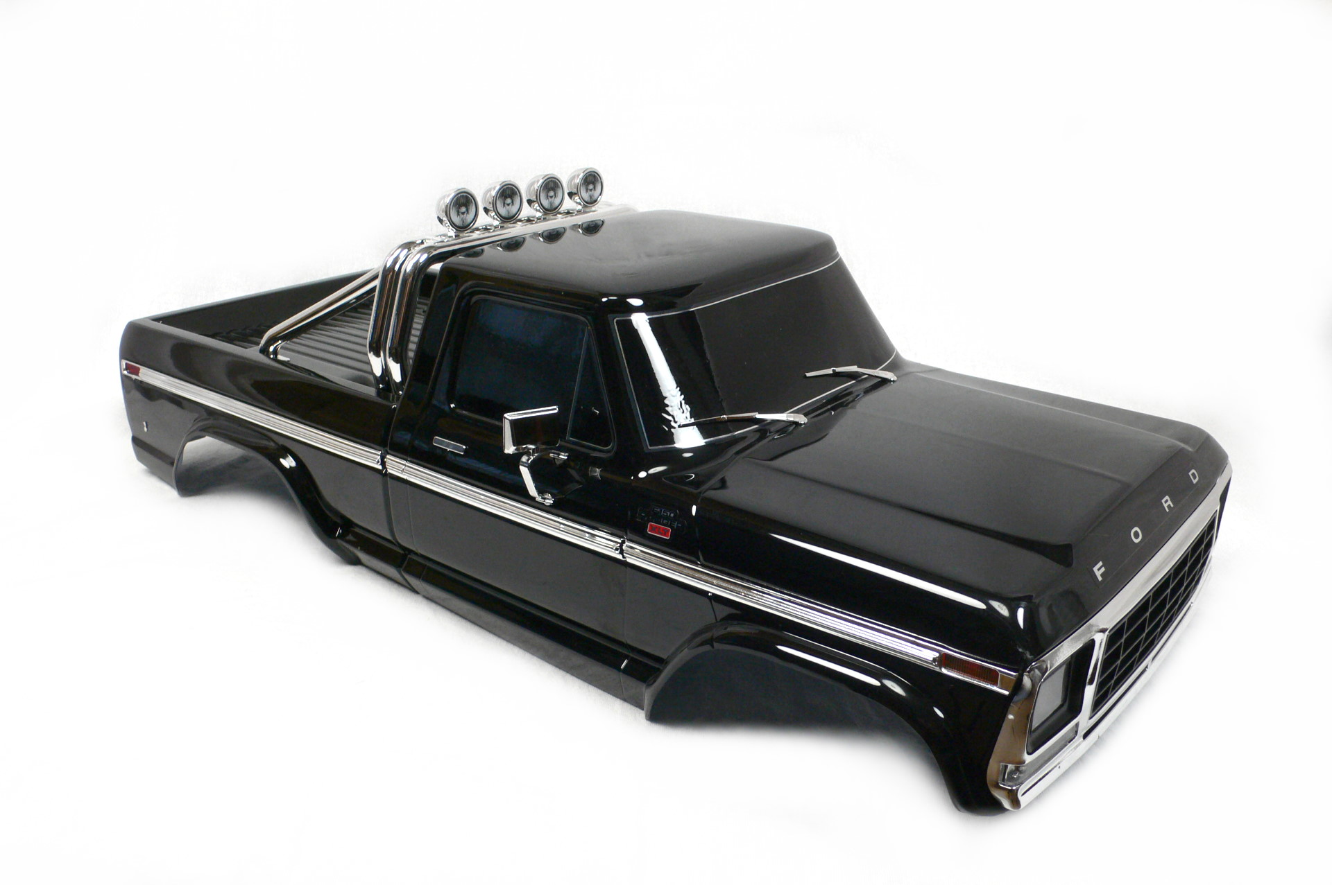 Traxxas TRX-4 Ford F-150 High Trail Karosserie 1:10 Schwarz Clipless Body - Abbildung 1
