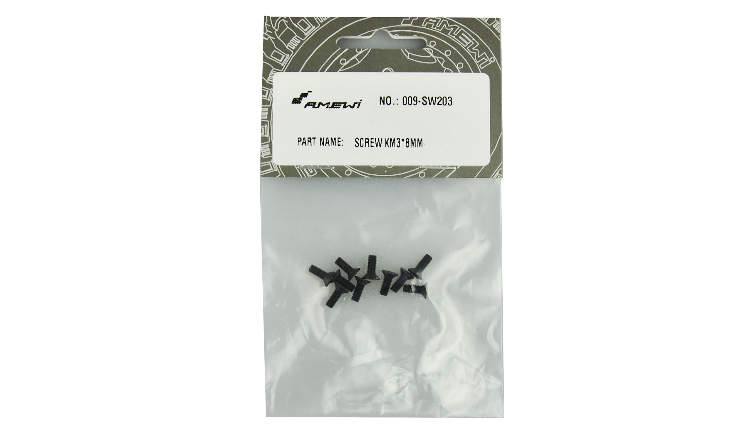Amewi SCREW(KM3X8MM) 10pcs EVO-X 6000 SW203 SW203