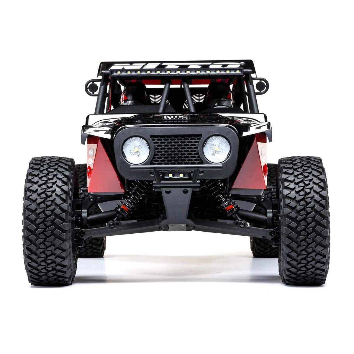 Losi Hammer Rey 1/10 4WD Rock Racer RTR Rot/Schwarz LOS03030T1