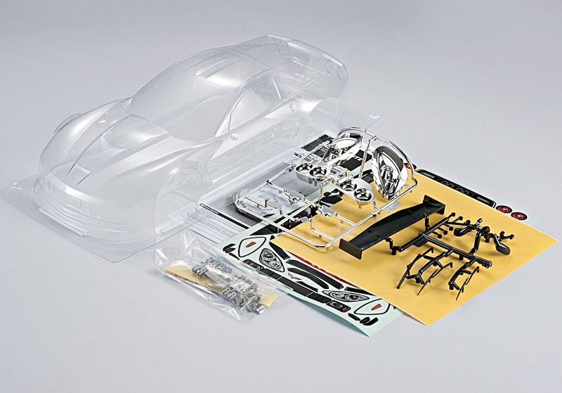 KB48011 Corvette GT2 Karosserie unlackiert 190mm Kit