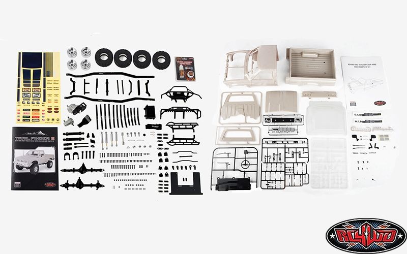 RC4WD Trail Finder 2 Truck Kit mit 1982 Toyota Pickup Karosserie Z-K0070 - Abbildung 2