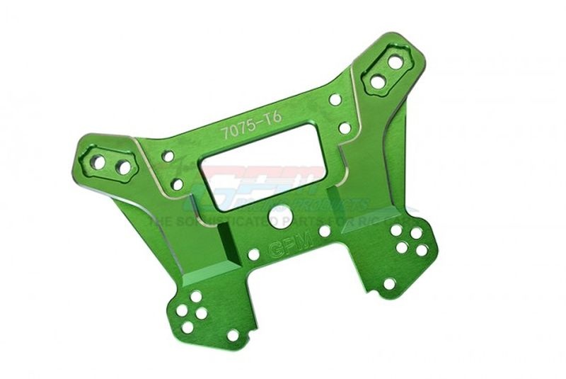 GPM Aluminium 7075-T6 Dämpferbrücke vorne grün GPM Traxxas Sledge SLE028G