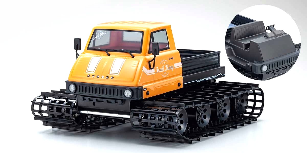 Kyosho Trail King Gelb T1 1:12 ReadySet EP Raupenfahrzeug (KT431S) 34903 - Abbildung 4