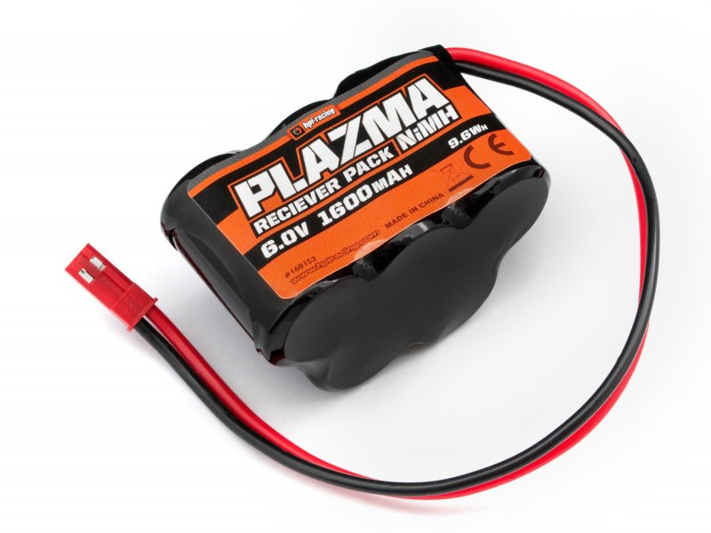 HPI Plazma 6.0V 1600mAh NiMH Empfänger Akku Pack 160153 - Abbildung 1