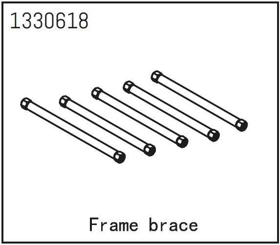 Absima Chassis Rahmenstrebe - Yucatan 1330618