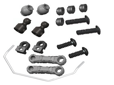 Amewi ET1046 Stbilisator Set Hinten AM10T ET1046