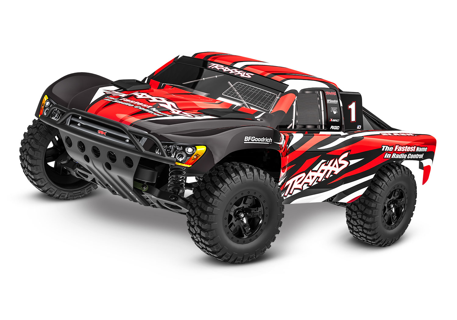 Traxxas Slash 2WD 1/10 RotX RTR Clipless HD incl. USB-Lader & Akku 58234-8 - Abbildung 1