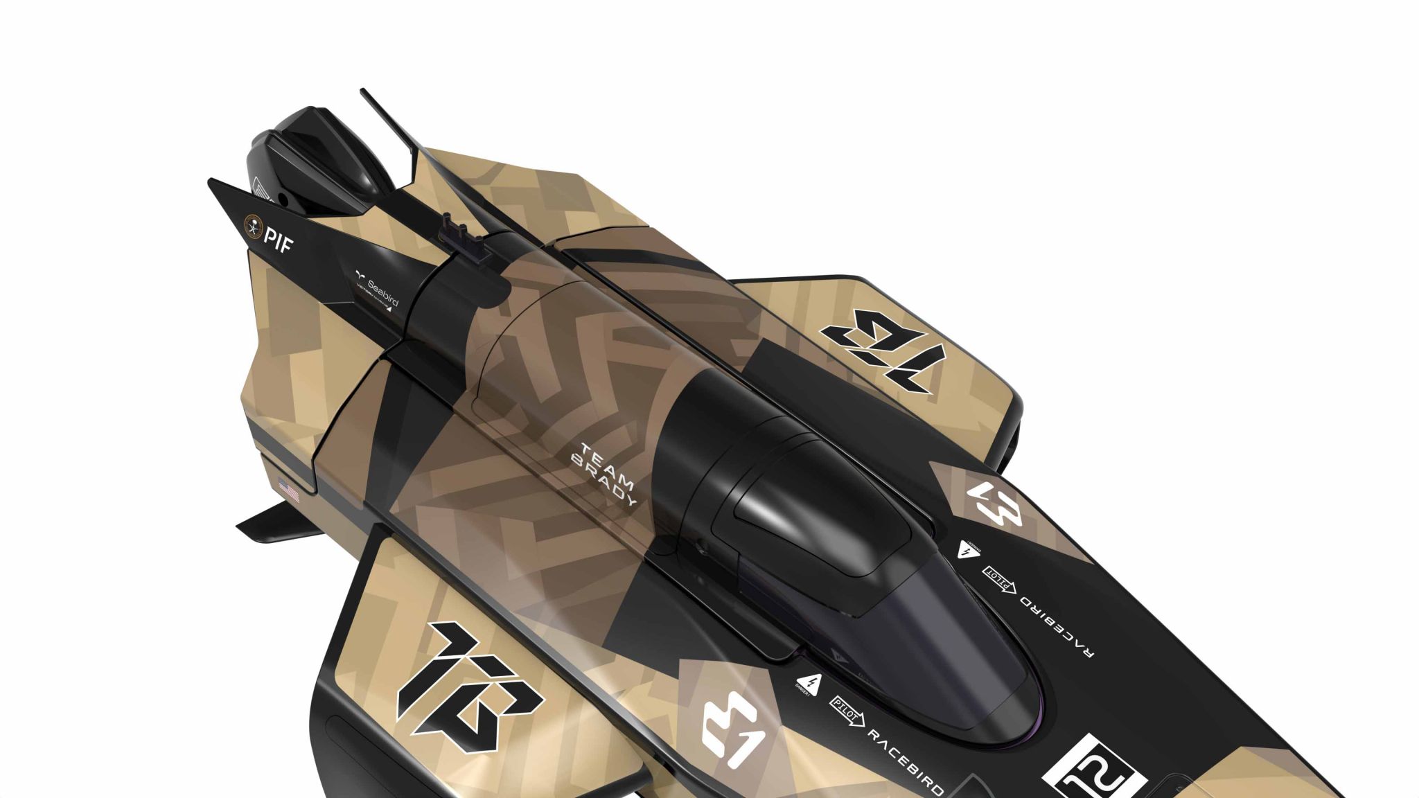 Joysway E1 Racebird Hydrofoil Boat Team Brady 1/14 Rennboot RTR 8608BRADY - Abbildung 4