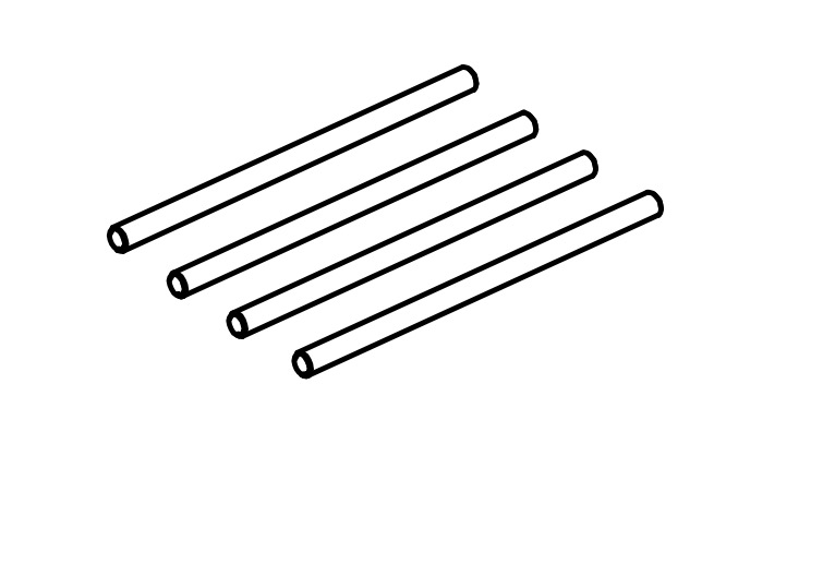 Absima Lower Suspension Pins (4) 1610127