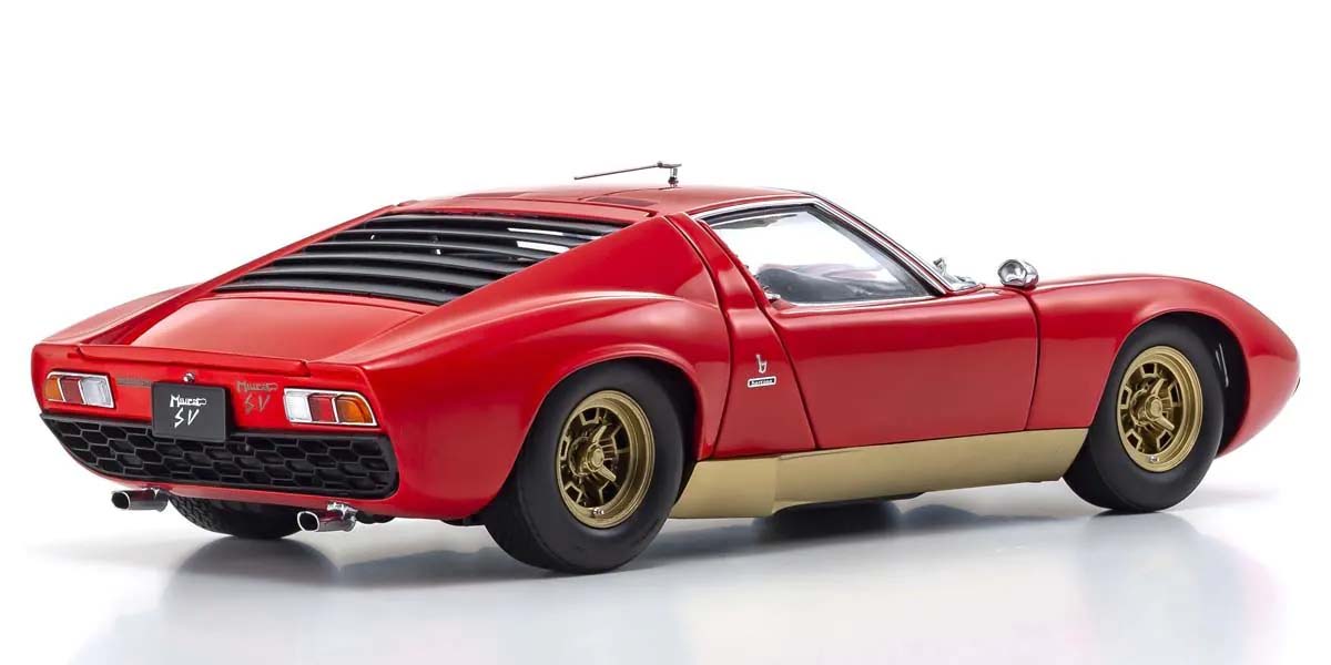 Kyosho 1:18 Lamborghini Miura SV 1970 Red-Gold 08317R - Abbildung 2