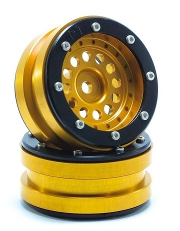 Metsafil Beadlock Wheels PT-Bullet Gold/Schwarz 1.9 (2 St.) MT0020GOB
