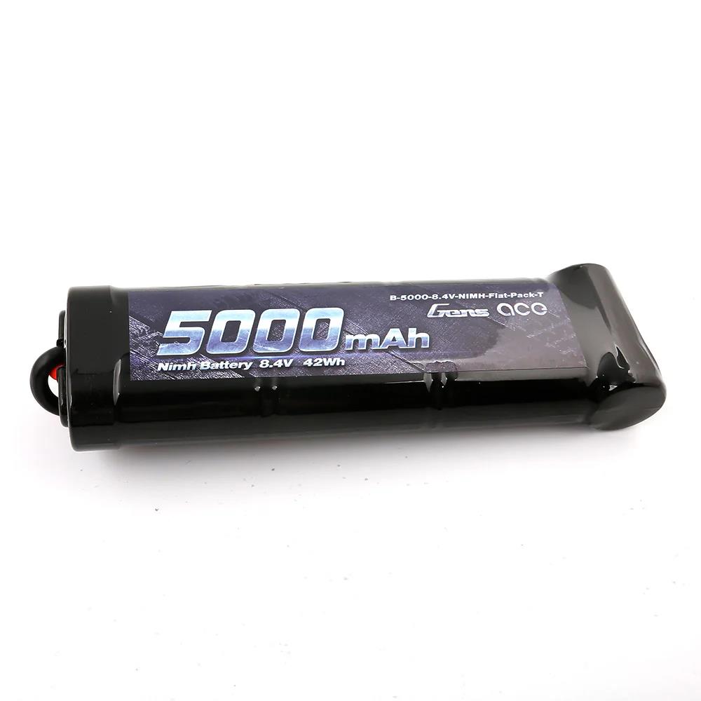 Gens Ace 5000mAh 8.4V 7-Cell NiMH Flat Akku Pack mit T Stecker GEB-5000-8.4V-NIMH-Flat-Pack-TRX