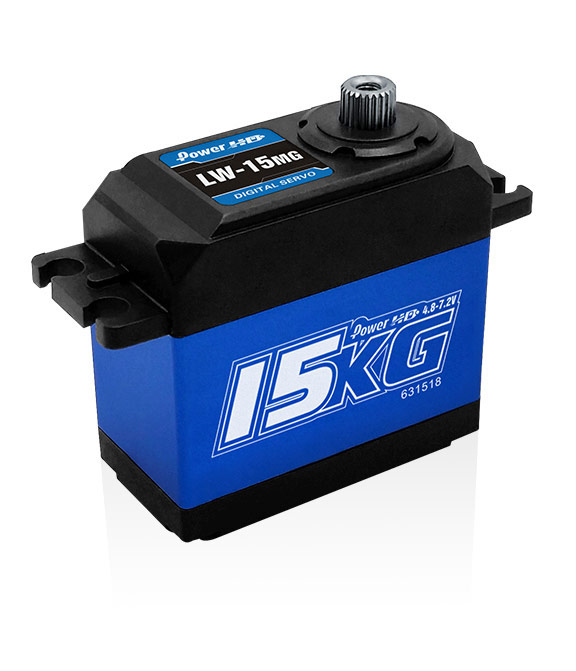Power HD Servo LW-15MG MG digital waterproof HV (15.0KG/0.11SEC) HD-LW-15MG