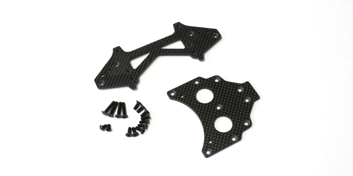 Kyosho Hintere Aufhängungsplatte LWB Scorpion 2014 (273mm-Carbon) SCW022B