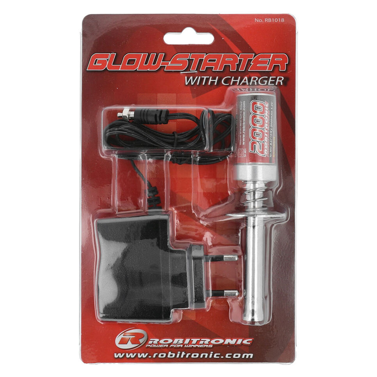 Robitronic Glühkerzenstarter 2000mAh mit Ladegerät - Abbildung 2