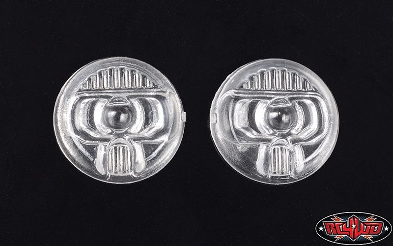 RC4WD Front Lamp Lens for Axial 1/10 SCX10 III Jeep JLU Wrangler VVV-C1062
