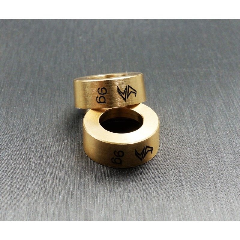 SAMIX Felgengewichte Messing 9g (2) für Axial SCX24 SCX24-4078