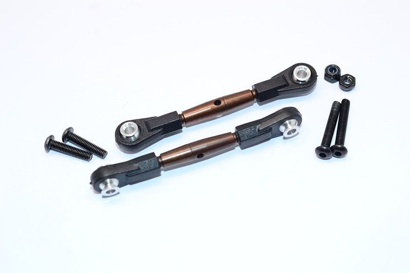 GPM Federstahl Spurstange mit Kugelpfannen oben hinten Tamiya TT02B