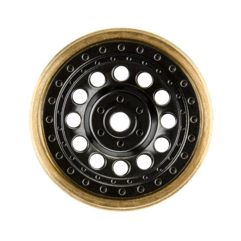 ProLine 1/24 Rock Shooter Brass V/H 1.0 7mm Whl (2) Blk
