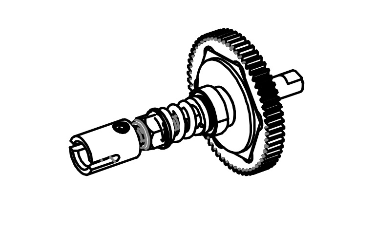 Absima Slipper Gear Assembly 1610142