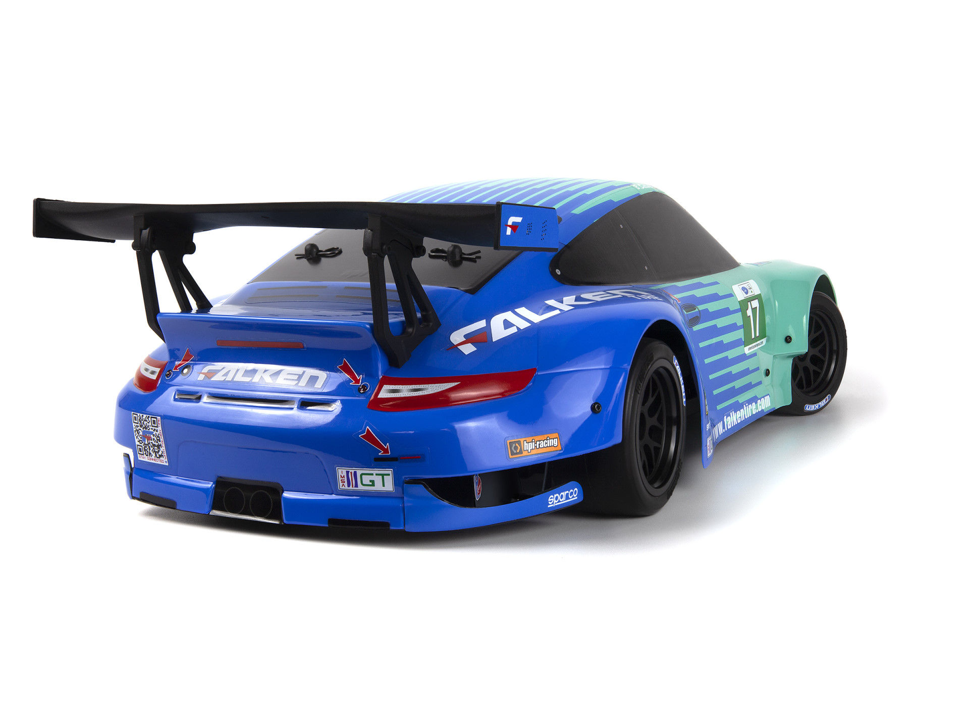 HPI Sport 3 Porsche 911 GT3 RSR Falken Flux Brushless 160781 - Abbildung 10